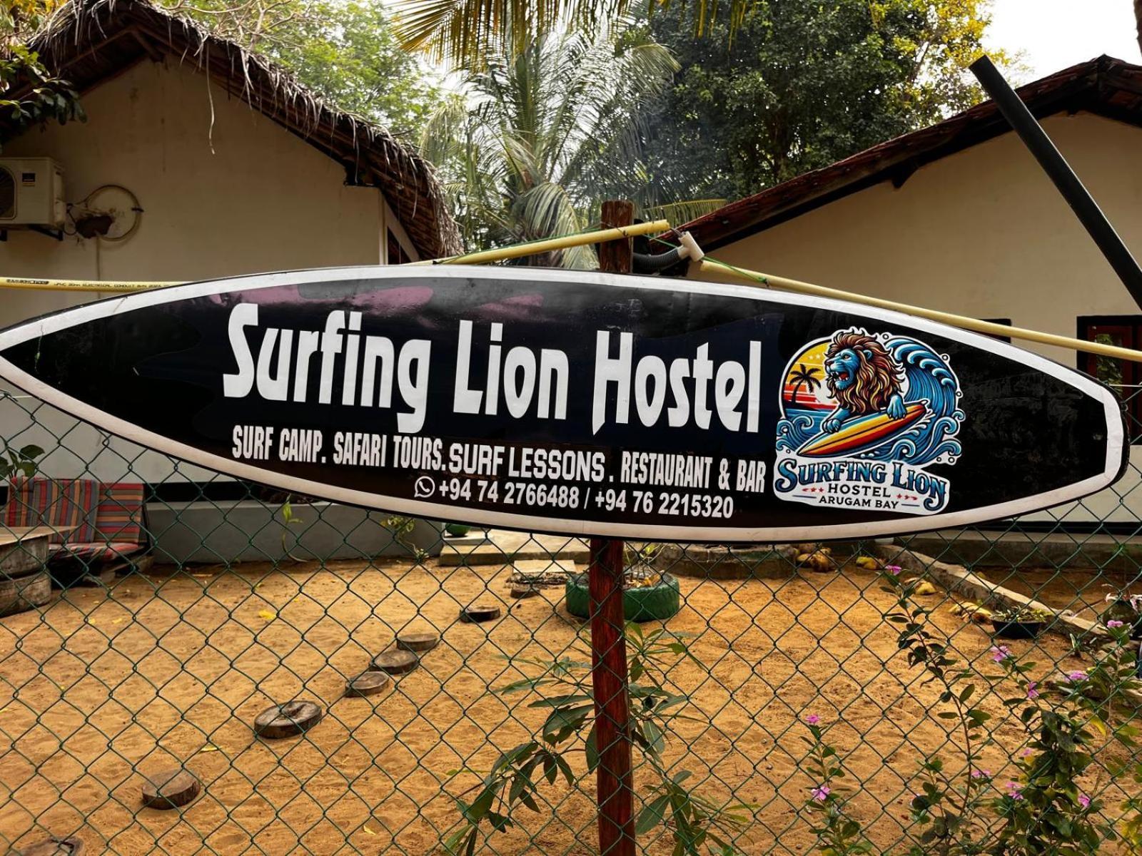 Surfing Lion Hostel Arugam Bay Buitenkant foto